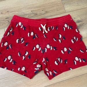 Chubbies Red Penguin Knit Lounge Shorts